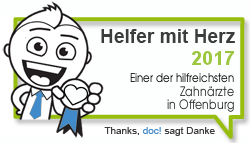 Dr. Reiner Borschukewitz in Offenburg Helfer mit Herz Logo
